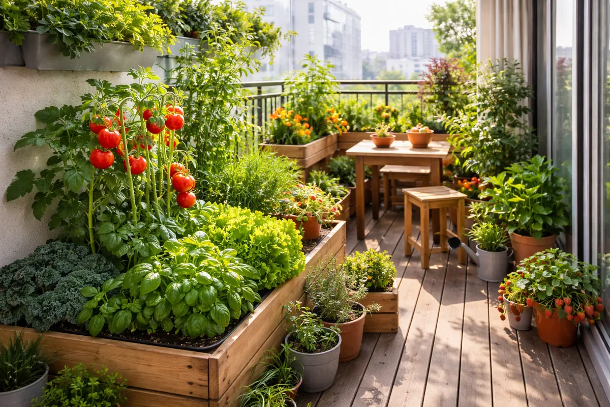 Comment créer un potager sur un balcon ou une terrasse