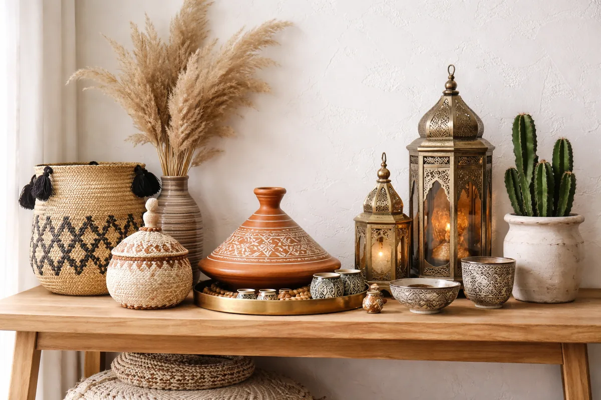 Comment choisir des accessoires de décoration artisanaux marocains pour un intérieur authentique