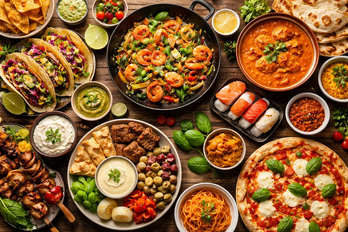 Découvrir l'univers captivant des cuisines du monde