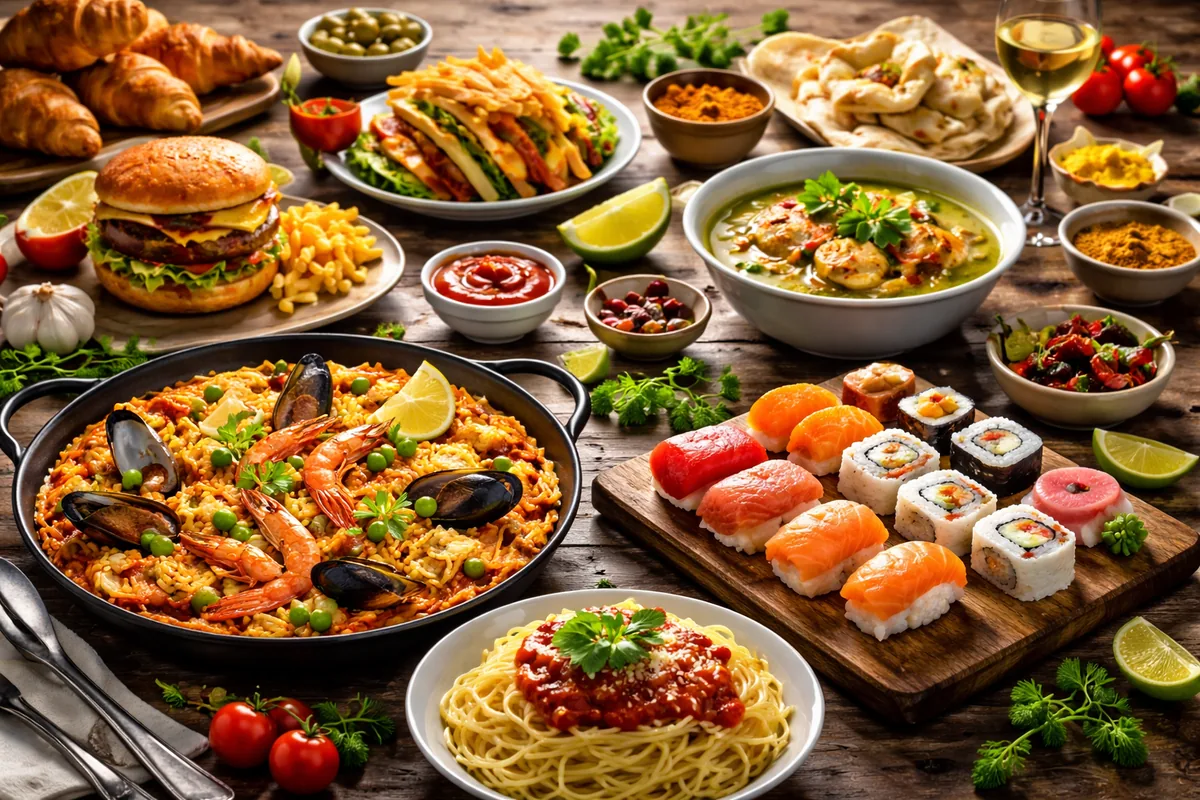 Les incontournables de la gastronomie mondiale à découvrir en voyage