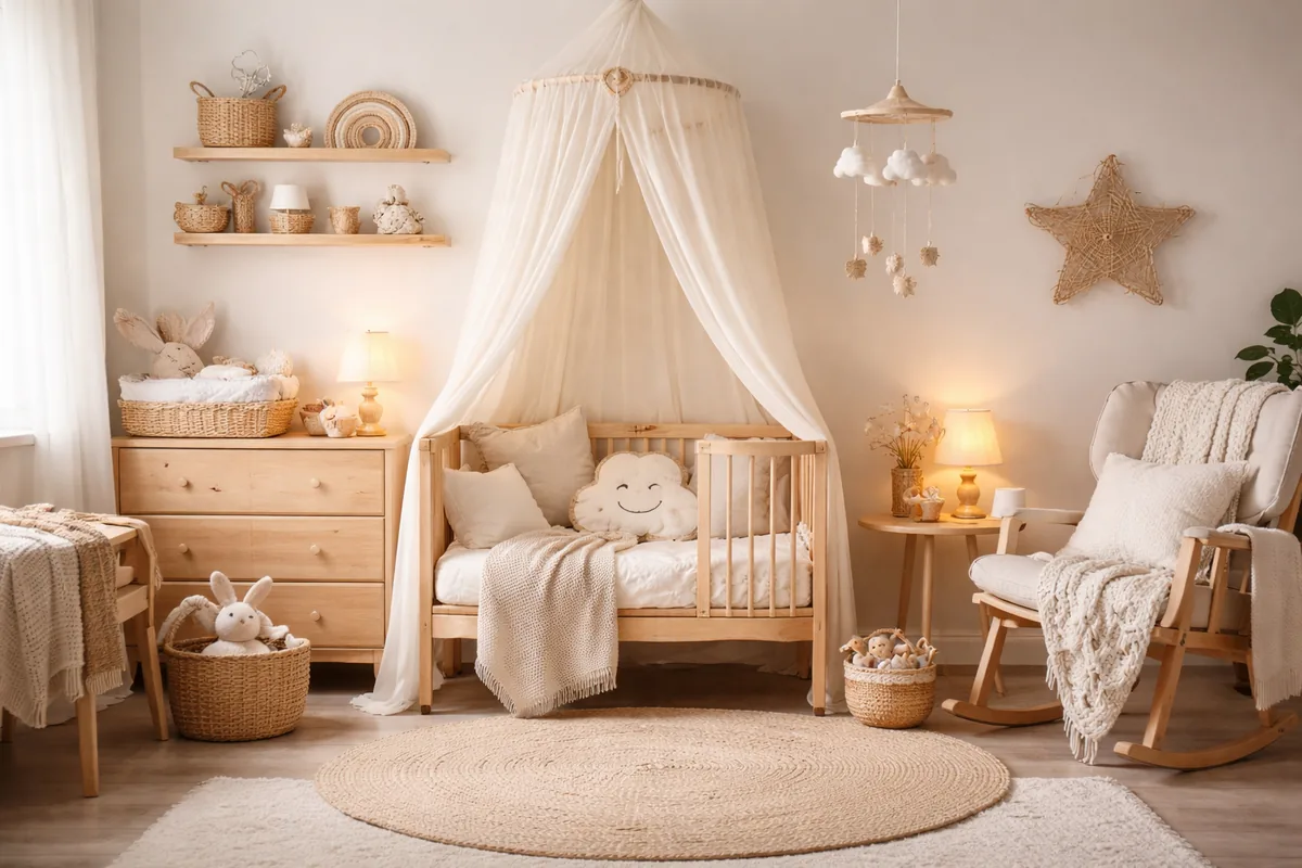 Quels articles de puériculture choisir pour une décoration cocooning de la chambre de bébé
